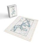 Vintage Great Lakes Map Jigsaw Puzzle Gallery Image 2