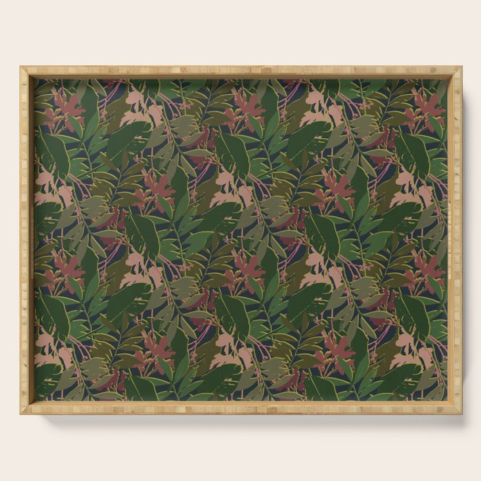 Cilantro Tropics - Pattern Serving Tray Gallery Image 1