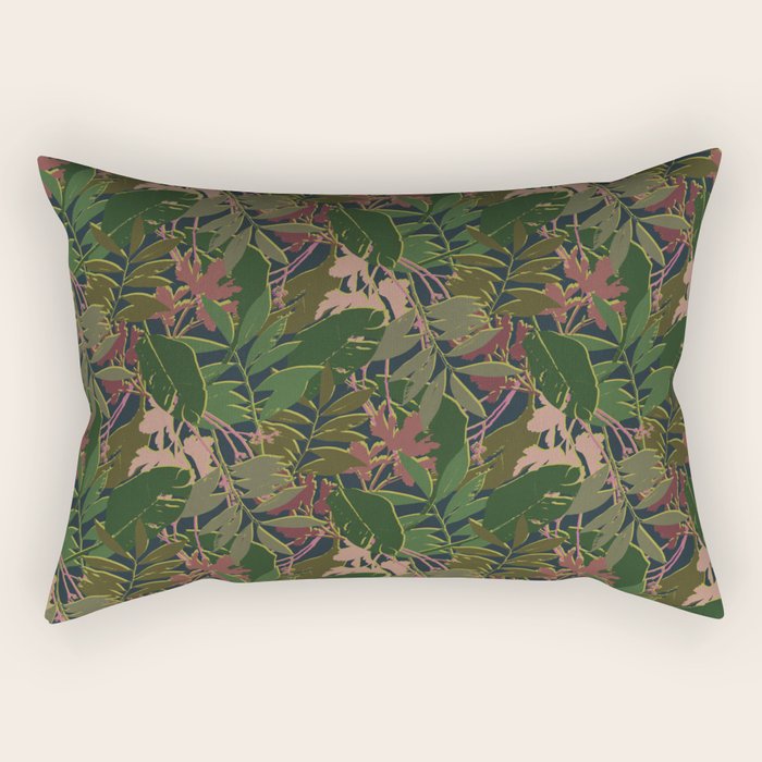 Cilantro Tropics - Pattern Rectangular Pillow Gallery Image 2