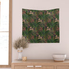 Cilantro Tropics - Pattern Wall Tapestry Gallery Image 2