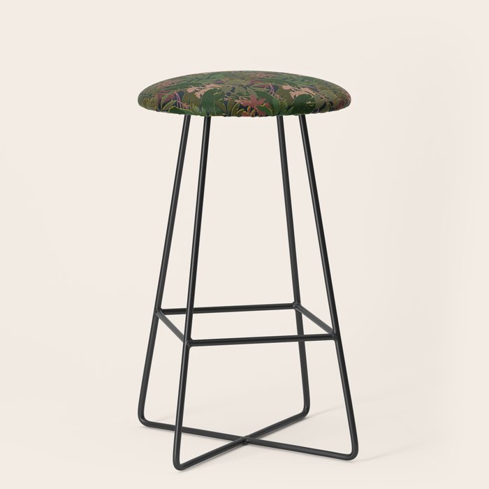 Cilantro Tropics - Pattern Stool Gallery Image 1