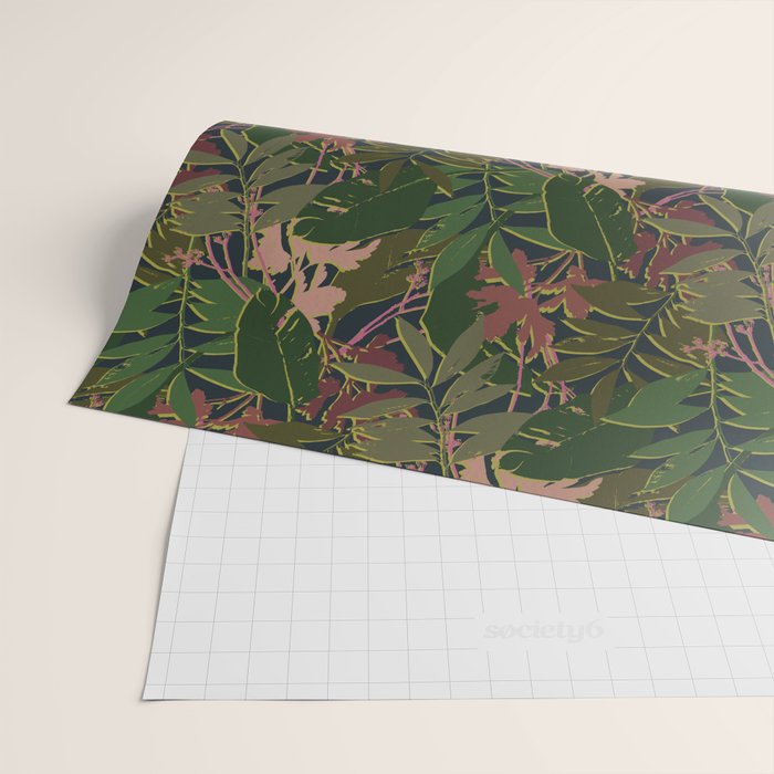 Cilantro Tropics - Pattern Wrapping Paper Gallery Image 2