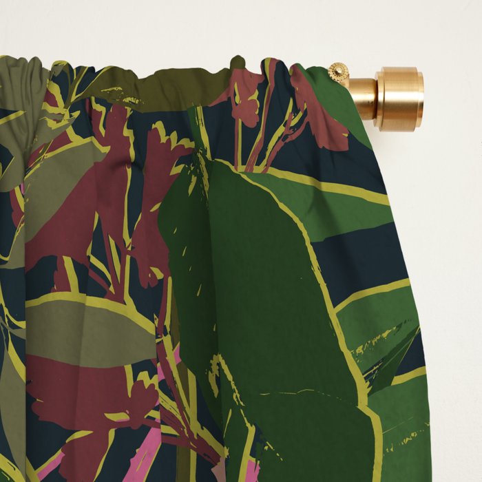 Cilantro Tropics - Pattern Window Curtain Gallery Image 2