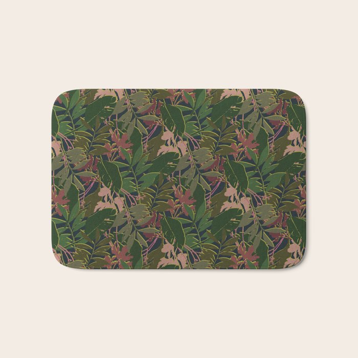 Cilantro Tropics - Pattern Bath Mat Gallery Image 1