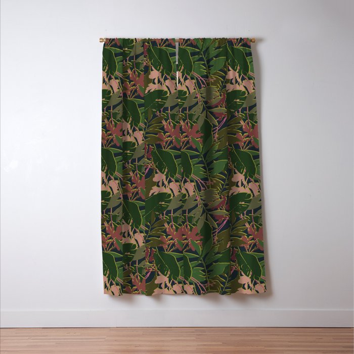 Cilantro Tropics - Pattern Window Curtain Gallery Image 3