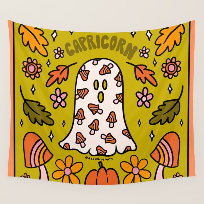 Capricorn Ghost Wall Tapestry Gallery Image 4