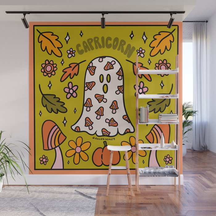 Capricorn Ghost Wall Mural Gallery Image 1
