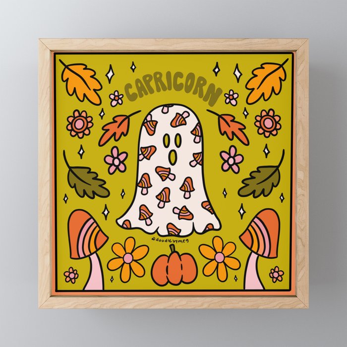 Capricorn Ghost Mini Art Print Gallery Image 1