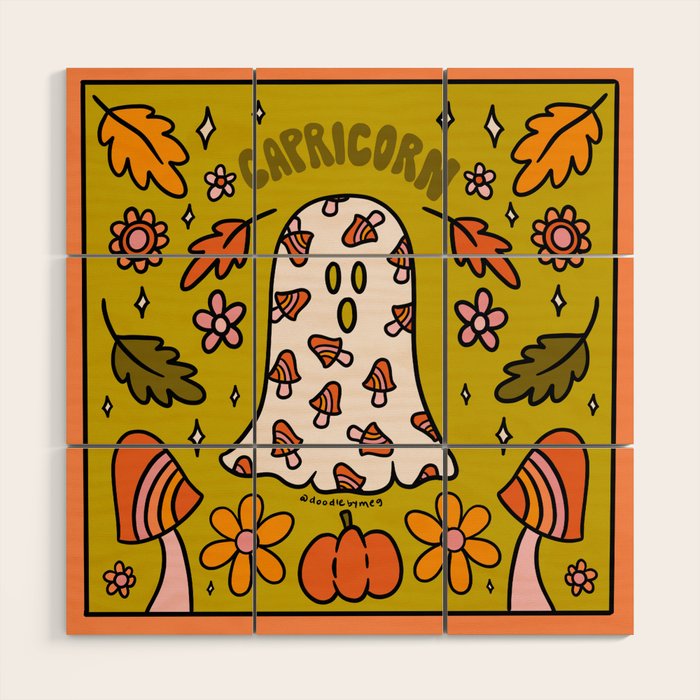 Capricorn Ghost Wood Wall Art Gallery Image 1