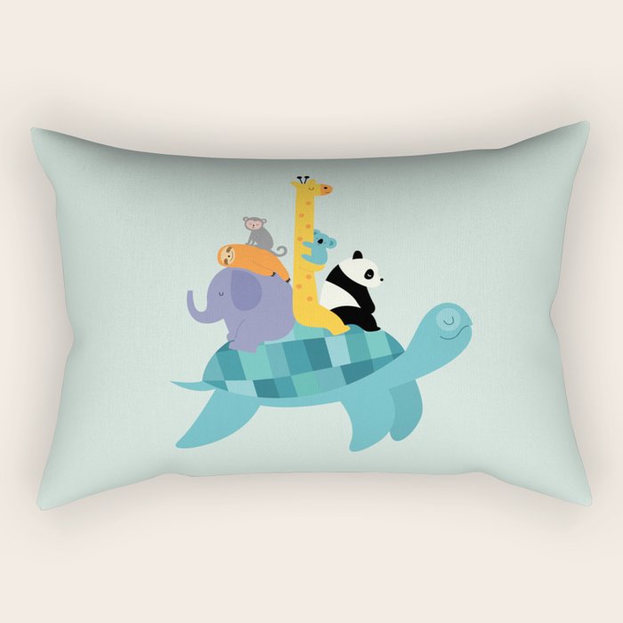 Travel Together Rectangular Pillow Gallery Image 1