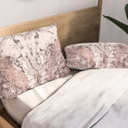 Bohemian, Elephant, Mandala, Blush, Moon Pillow Sham Gallery Image 2