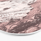 Bohemian, Elephant, Mandala, Blush, Moon Bath Mat Gallery Image 3