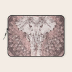 Bohemian, Elephant, Mandala, Blush, Moon Laptop Sleeve Gallery Image 1