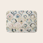 Art Deco Marble Tiles in Soft Pastels Bath Mat Gallery Image 1