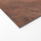 Old Tan Faux Leather Texture Welcome Mat Gallery Image 2