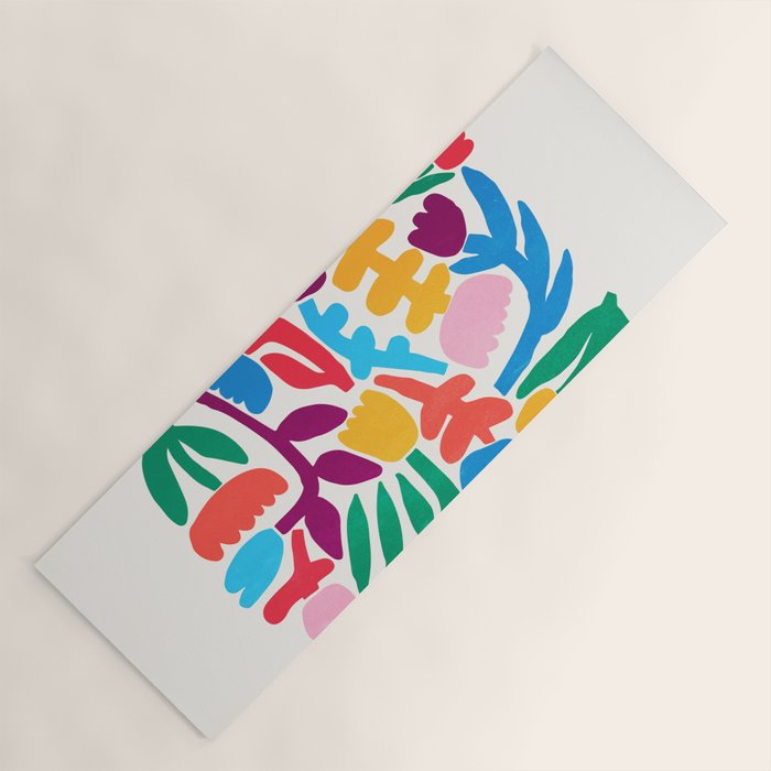 Paper Flowers: Matisse Edition Yoga Mat Gallery Image 1