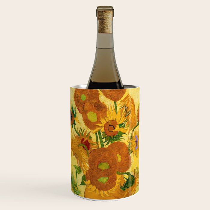 Sunflowers by Van Gogh Wine Chiller Gallery Image 1