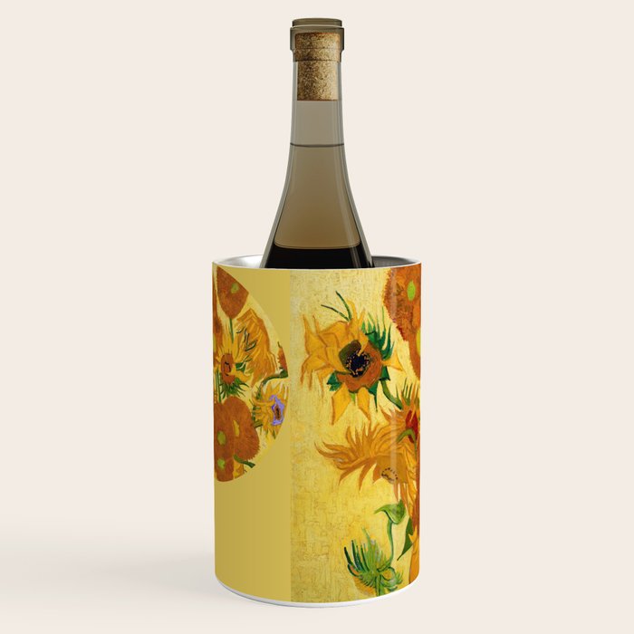 Sunflowers by Van Gogh Wine Chiller Gallery Image 2