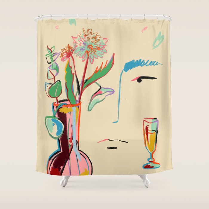 MAKE A WISH Shower Curtain Gallery Image 1