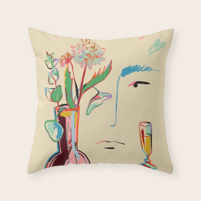 MAKE A WISH Throw Pillow Gallery Image 6