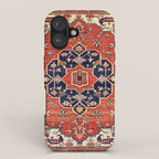 Heriz Bilverdi Azerbaijan Northwest Persian Rug Print iPhone Case Gallery Image 1