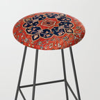 Heriz Bilverdi Azerbaijan Northwest Persian Rug Print Stool Gallery Image 2