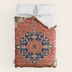 Heriz Bilverdi Azerbaijan Northwest Persian Rug Print Duvet Cover Gallery Image 6