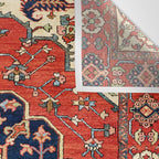 Heriz Bilverdi Azerbaijan Northwest Persian Rug Print Wall Tapestry Gallery Image 3