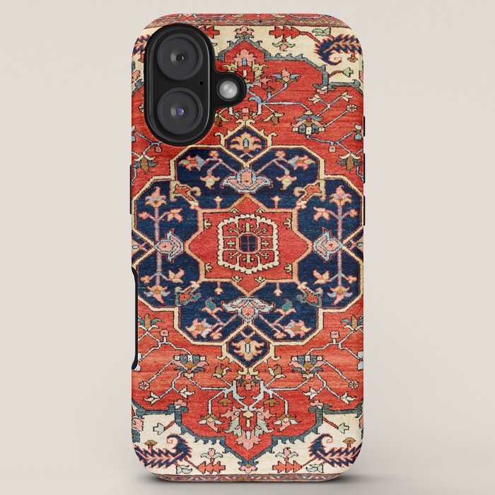 Heriz Bilverdi Azerbaijan Northwest Persian Rug Print iPhone Case Gallery Image 5
