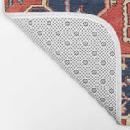 Heriz Bilverdi Azerbaijan Northwest Persian Rug Print Bath Mat Gallery Image 2
