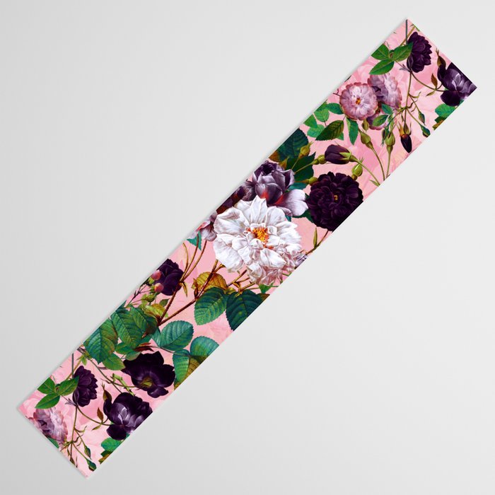 Rose Pink Garden Table Runner Gallery Image 3