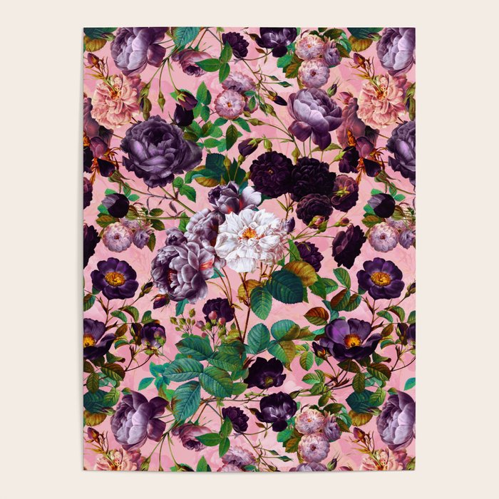 Rose Pink Garden Poster Gallery Image 1