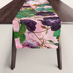 Rose Pink Garden Table Runner Gallery Image 1