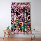 Rose Pink Garden Window Curtain Gallery Image 5