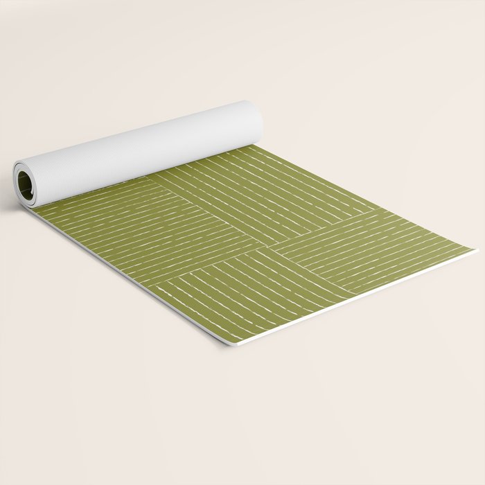Line III (Matcha Green) Yoga Mat Gallery Image 2