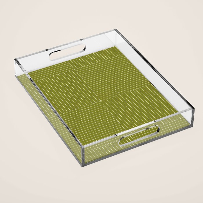 Line III (Matcha Green) Acrylic Tray Gallery Image 1