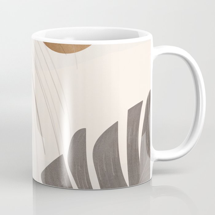 Abstract Art Tropical Leaves 97 Coffee Mug Gallery Image 1