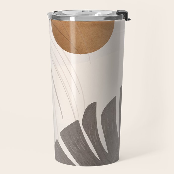 Abstract Art Tropical Leaves 97 Travel Mug Gallery Image 2