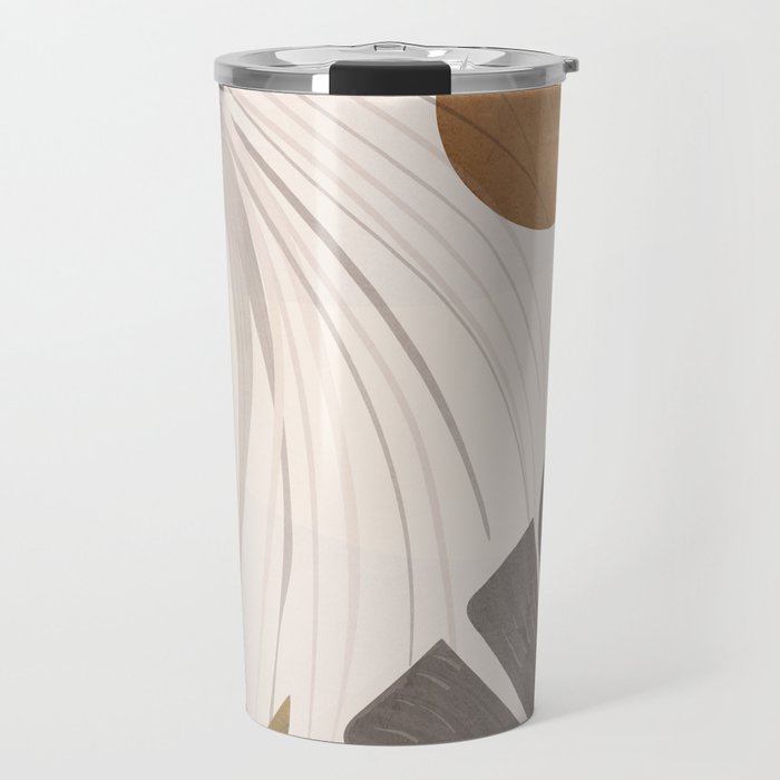 Abstract Art Tropical Leaves 97 Travel Mug Gallery Image 1