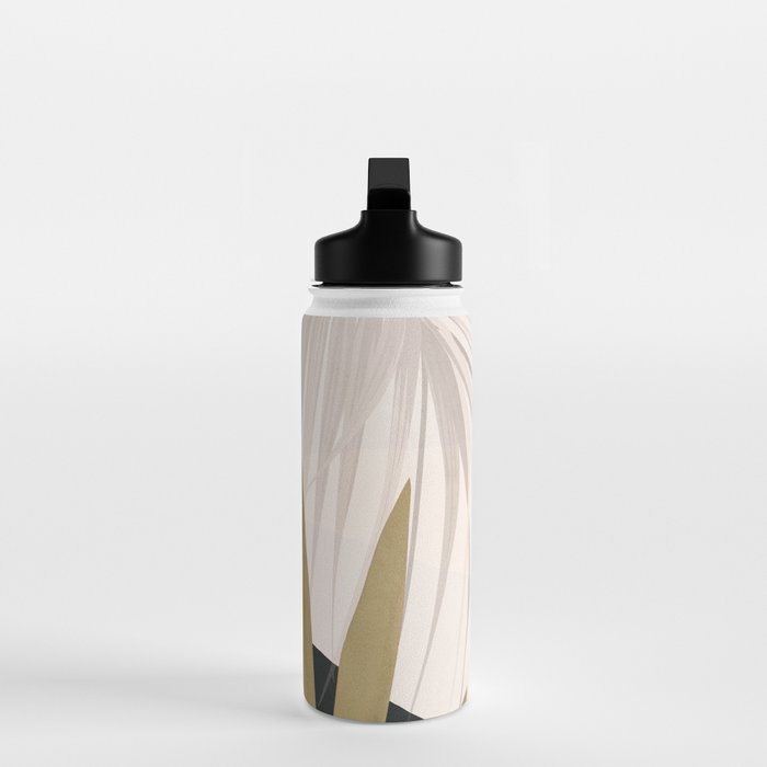 Abstract Art Tropical Leaves 97 Water Bottle Gallery Image 3