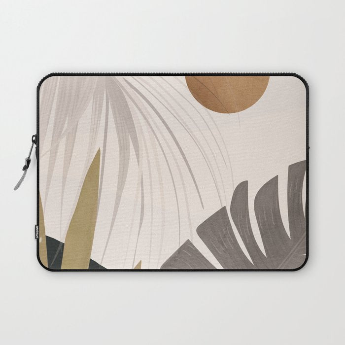 Abstract Art Tropical Leaves 97 Laptop Sleeve Gallery Image 1