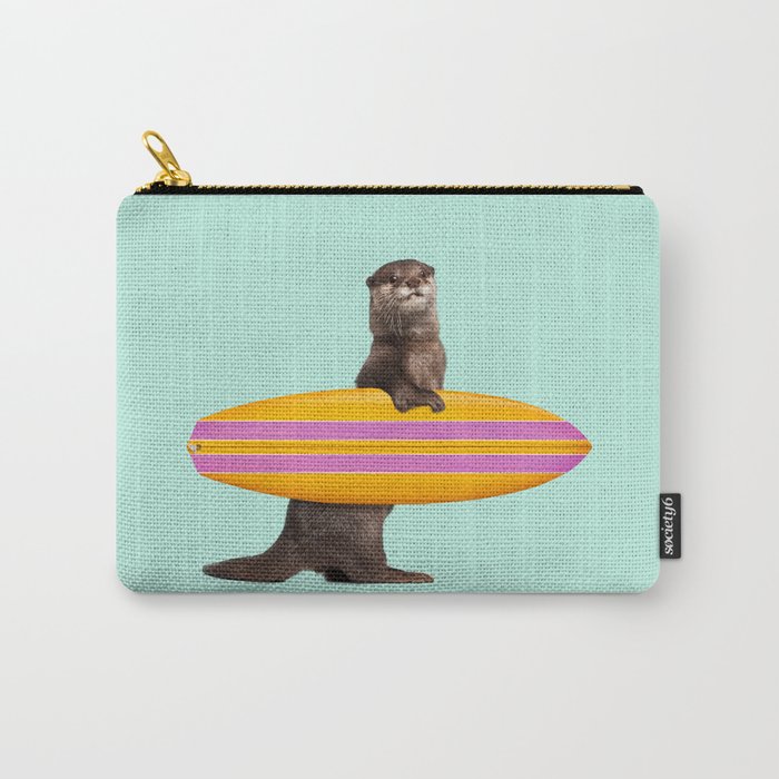 SURFING OTTER Carry All Pouch Gallery Image 1