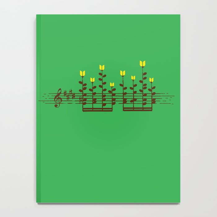 Music notes garden Notebook Gallery Image 4