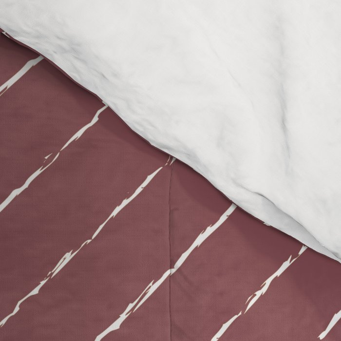 Lines (Plum) Comforter Gallery Image 4