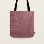 Lines (Plum) Tote Bag Gallery Image 1