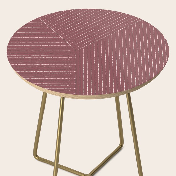 Lines (Plum) Side Table Gallery Image 2