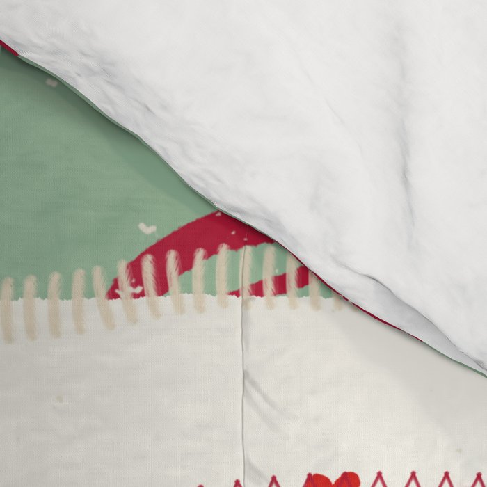 Retro christmas patch Comforter Gallery Image 4