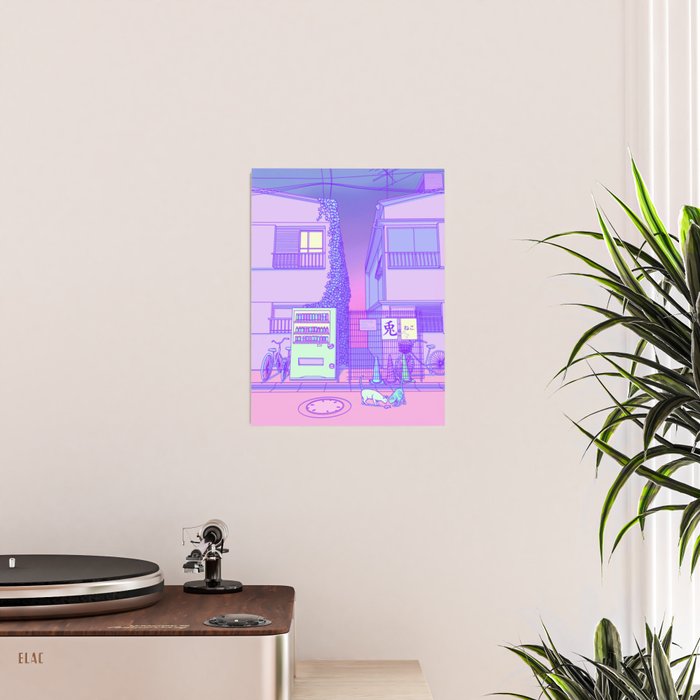 Pastel Tokyo Cats Poster Gallery Image 2