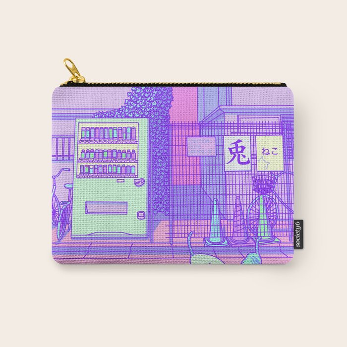 Pastel Tokyo Cats Carry All Pouch Gallery Image 1