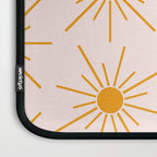 Sun Pattern On Pink Background Laptop Sleeve Gallery Image 3